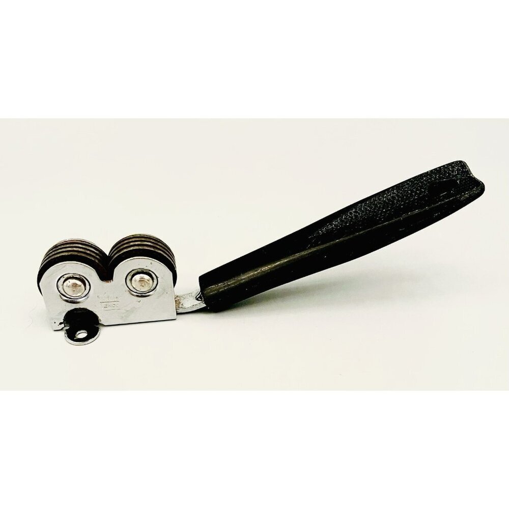 MCM Ekco Chrome Plated Pull Through Knife Sharpener 6.5” Retro Gadget Vintage